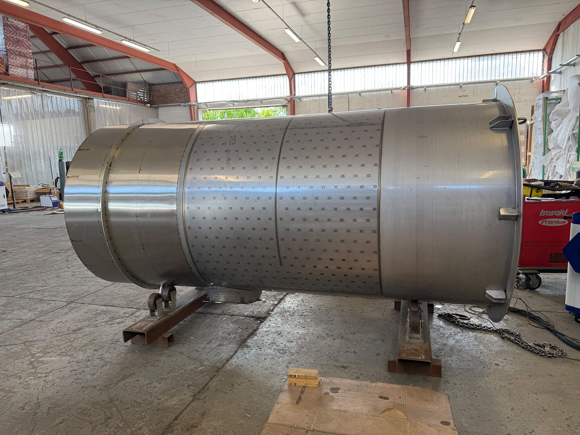 Serbatoio per vino in acciaio inox